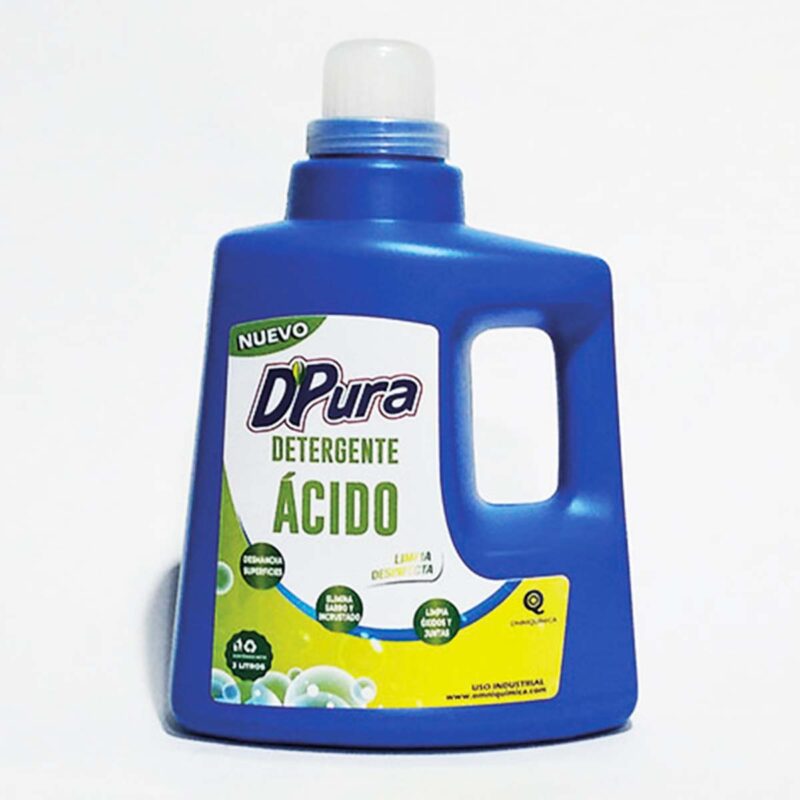 Detergente industrial ácido