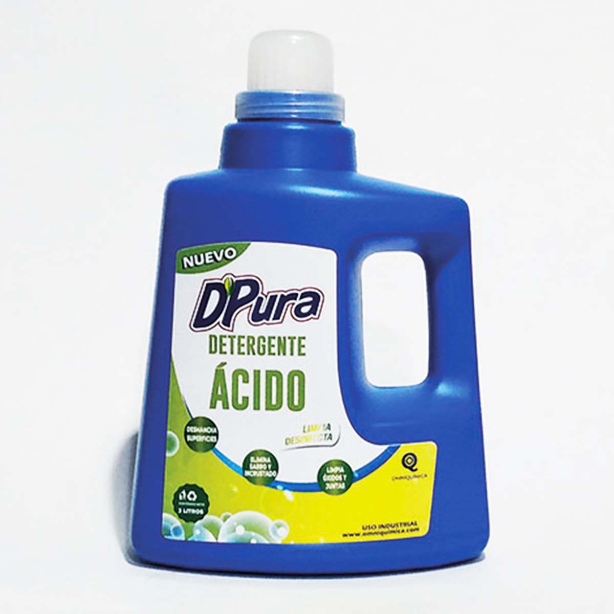 Detergente industrial ácido